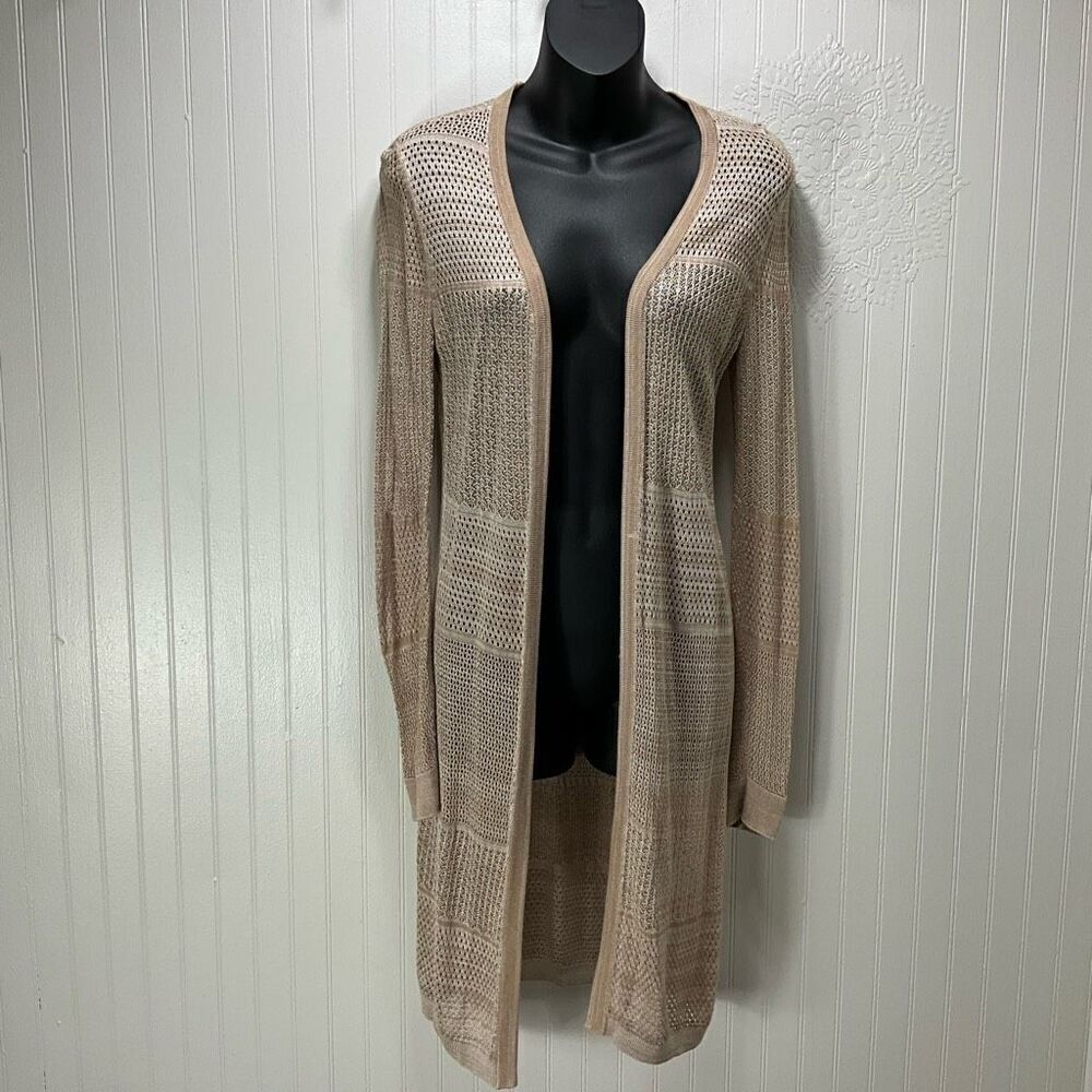 WHITE HOUSE BLACK MARKET Long Open Cardigan